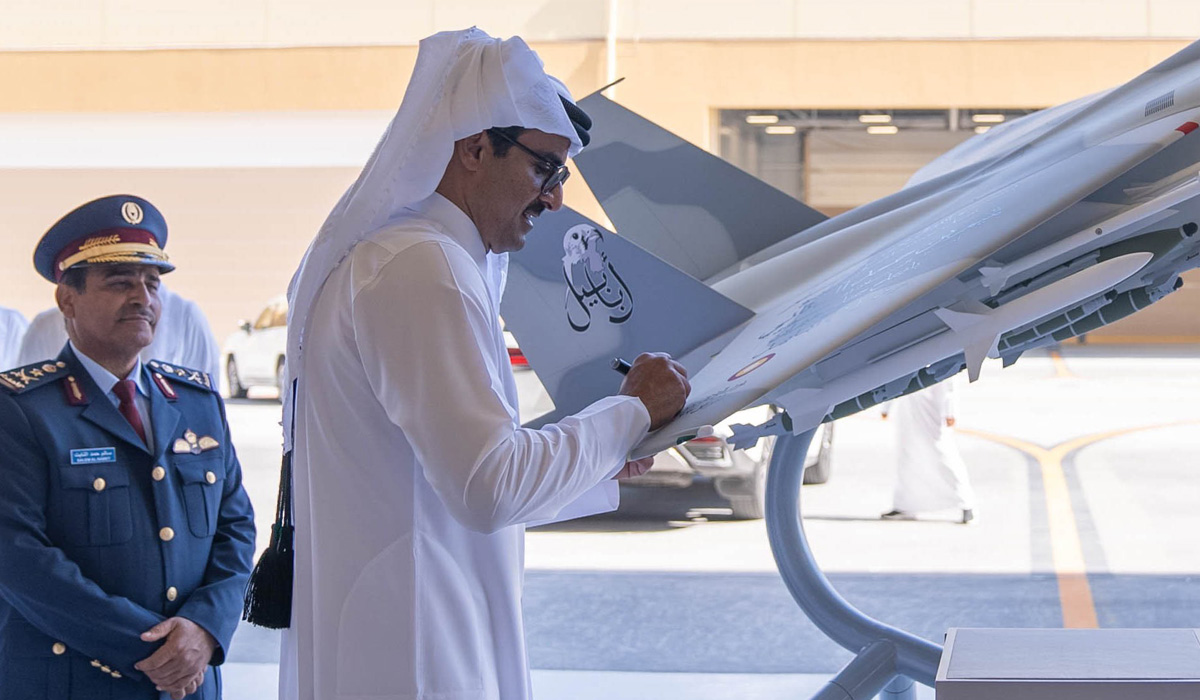 Amir inaugurates F15 QA fighter aircraft